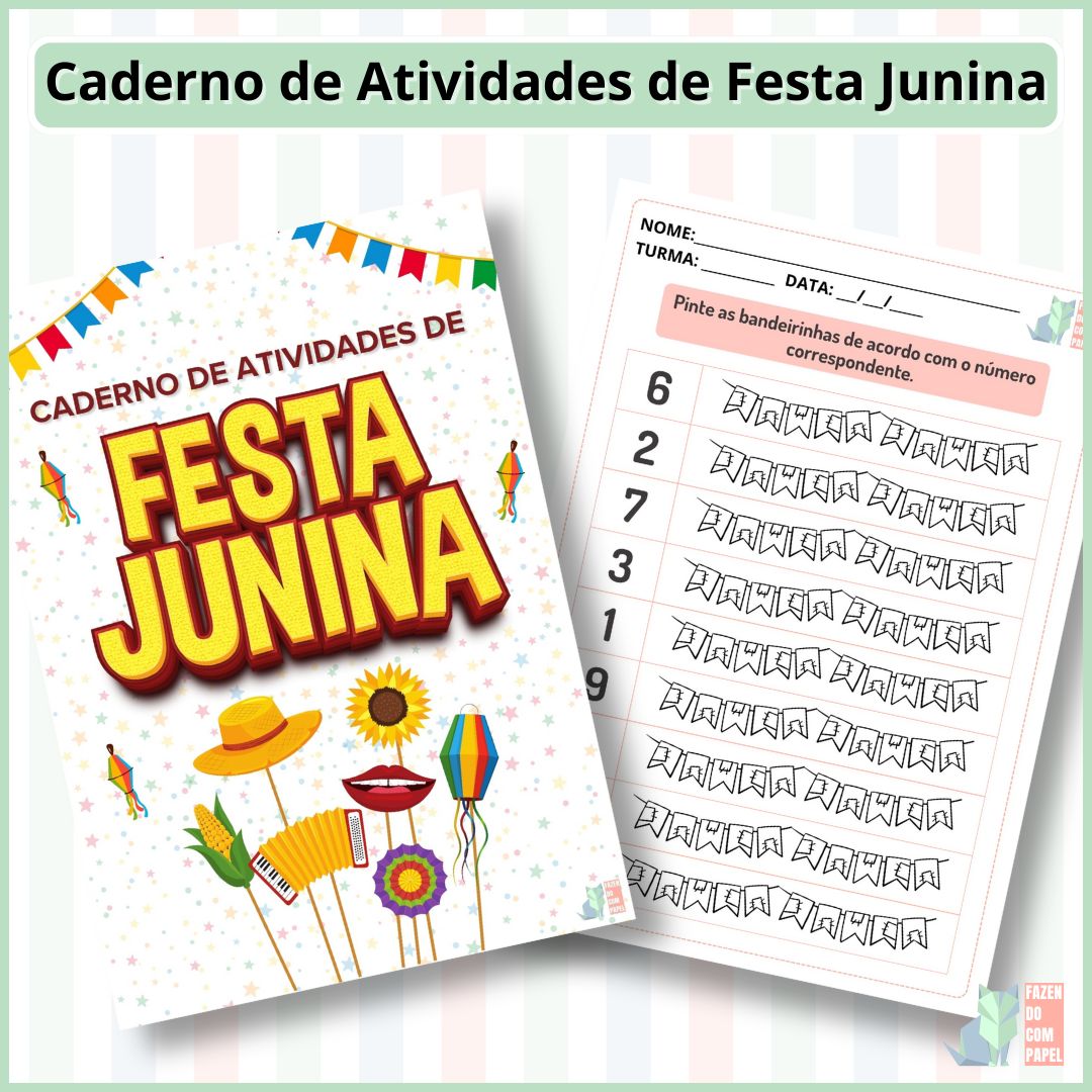 Caderno de Atividades de Festa Junina