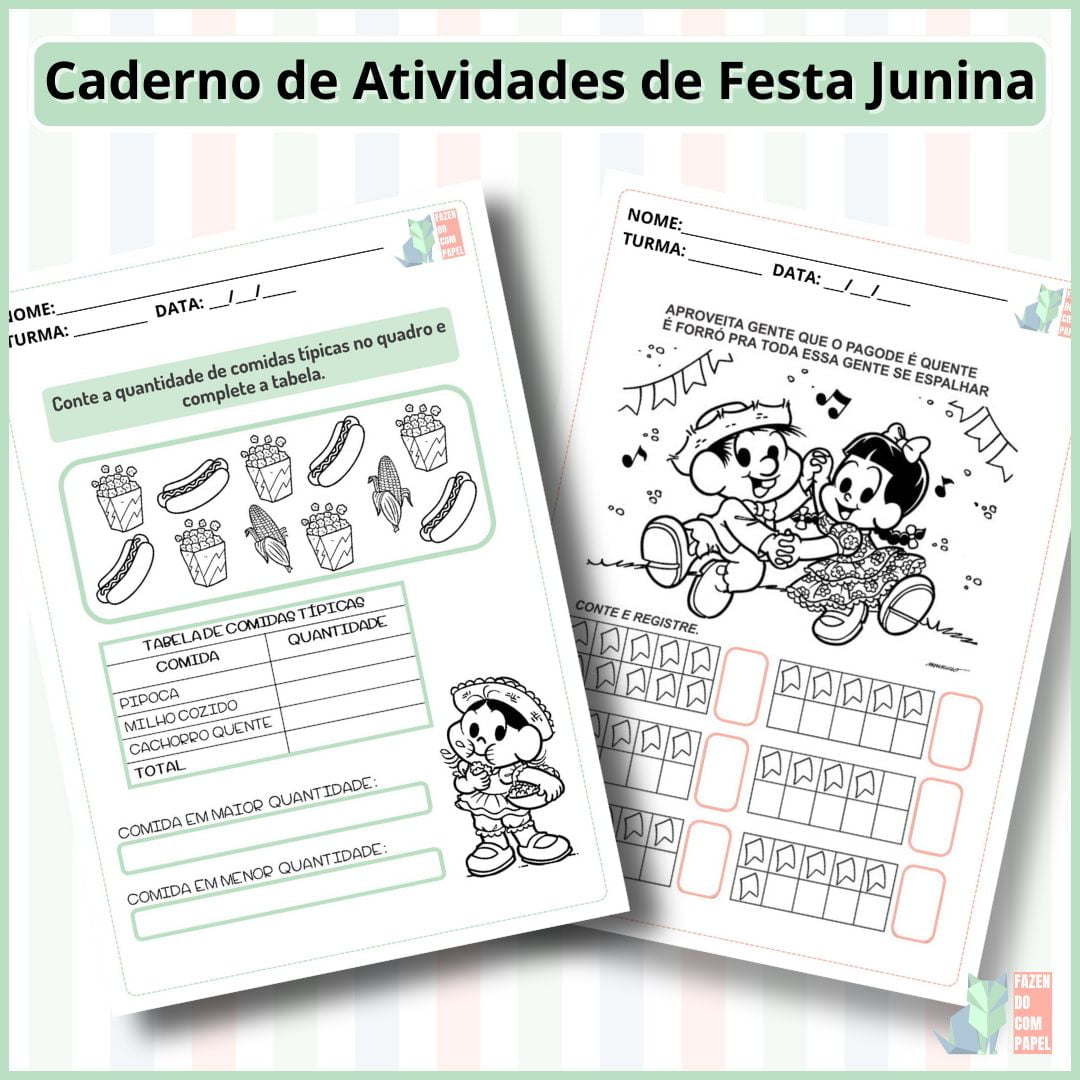 Caderno de Atividades de Festa Junina - Imagem 3