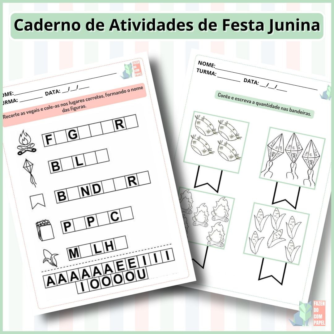 Caderno de Atividades de Festa Junina - Imagem 5