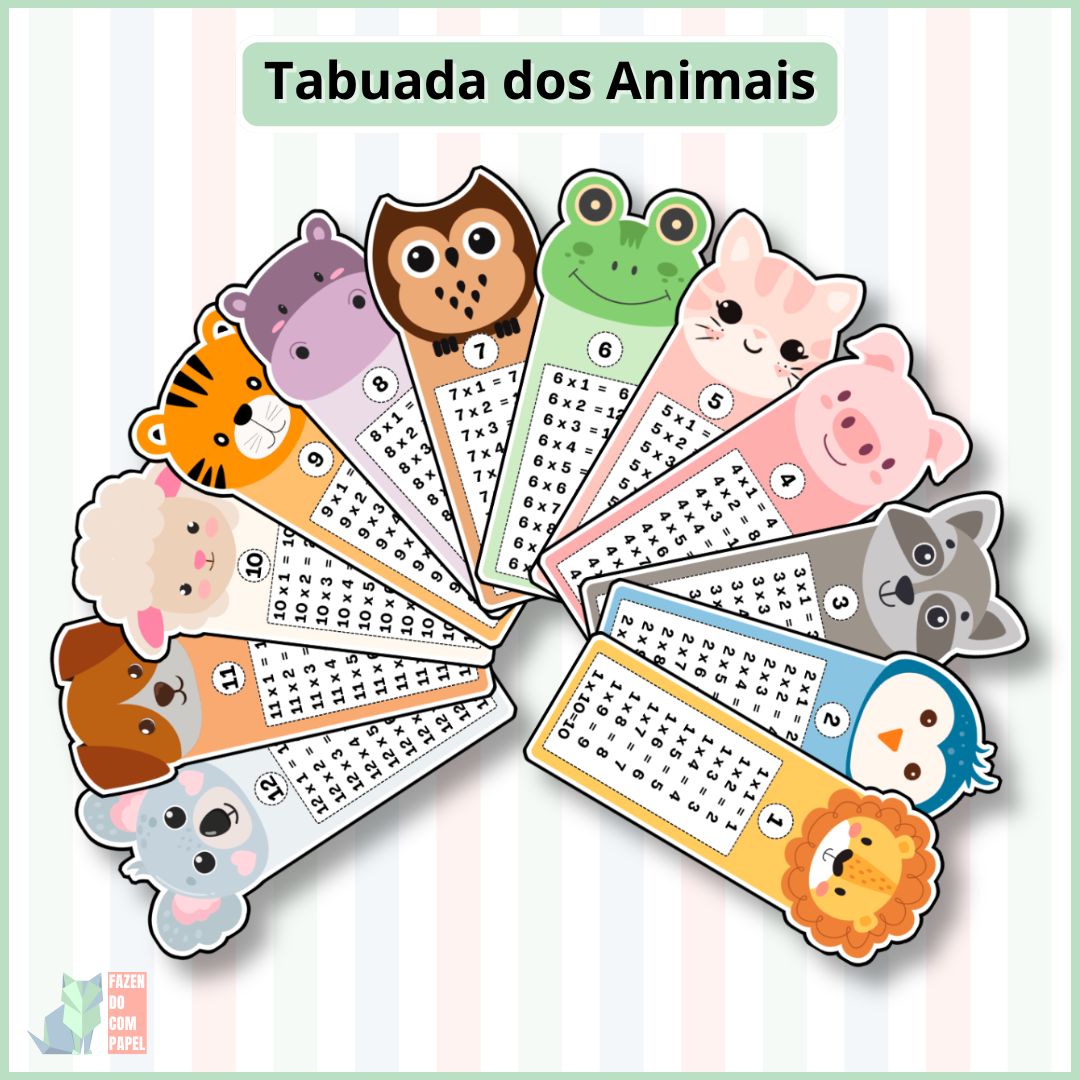 Tabuada dos Animais