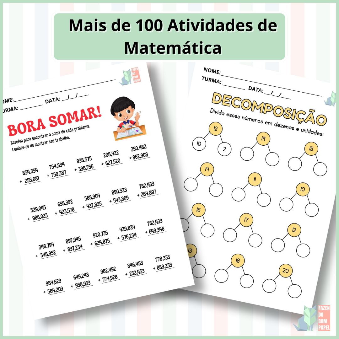 Mais de 100 Atividades de Matemática - Imagem 4